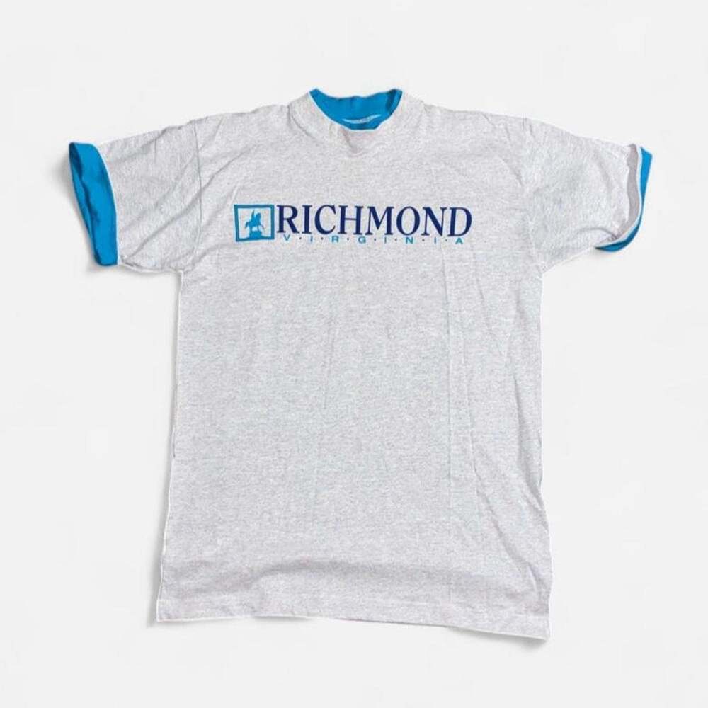 Vintage 90s Gear for Sports Oversized Richmond Virginia Double Neck Tee